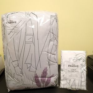 Brand New Disney Frozen Floral Comforter Set